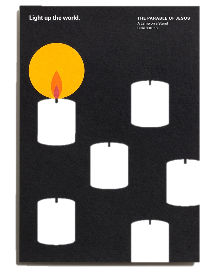 Postcard - Candle - The Parable of Jesus - 